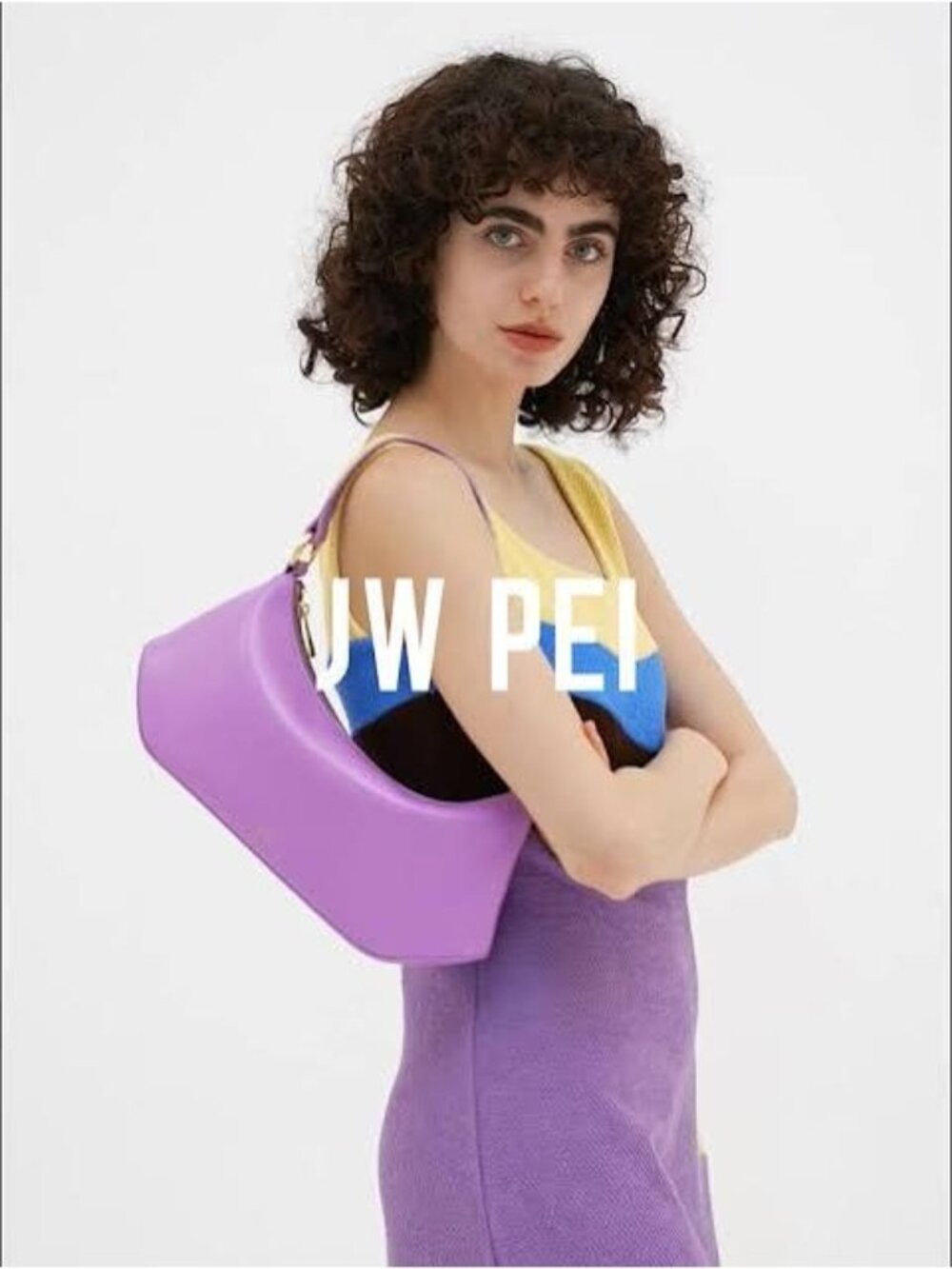 V-52. JW Pei Lily Shoulder Bag Lavender
